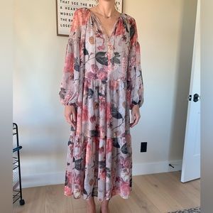 Floral maxi dress